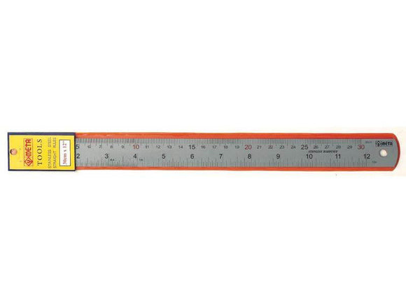 ฟุตสแตนเลส META META straight ruler (stainless type)-ABLETOOLThailand.Com - บริษัท เอเบิลทูล จำกัด