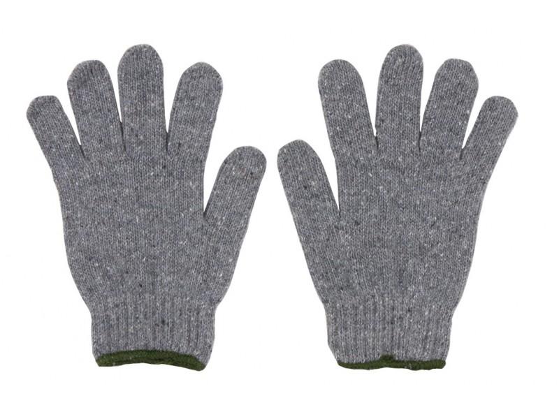 Gray cotton store gloves