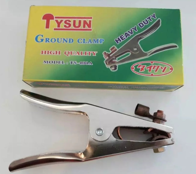 คีมจับสายดิน แบบกิ้ป เหล็กชุบ TYSUN - Ground Clamp
