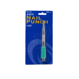 เหล็กส่งชุบโครเมี่ยม 1/32 NO.132 META - META nail punch NO.132  1/32"