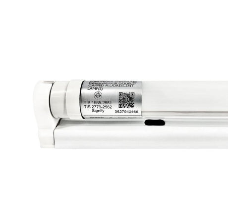 Philips BN015C ชุดรางนีออน ยาว 120cm พร้อมหลอด LED ฟิลิปส์ แสงขาว ไฟเข้าทางเดียว
