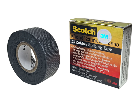 เทปพันสายไฟ 3M #23 รุ่น เทปละลาย 23 Rubber Splicing Tape 3M | ABLETOOL Thailand.Com