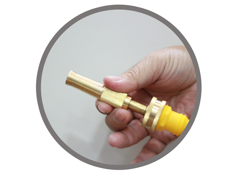 หัวฉีดน้ำทองเหลืองใบสาเก No.P-52-1 BAISAGAY hose nozzle no.P-52-1-ABLETOOLThailand.Com - บริษัท เอเบิลทูล จำกัด