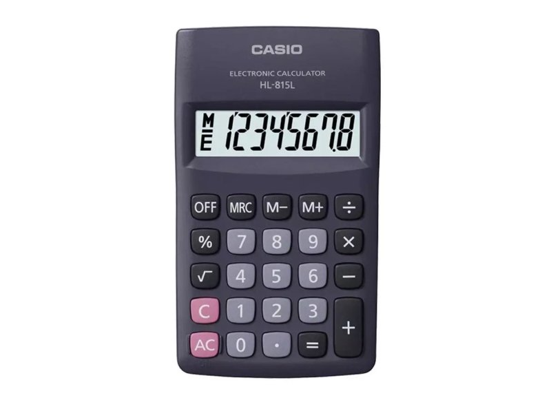 CASIO เครื่องคิดเลข 8 หลัก HL-815L Casio Electronic Calculator HL-815L| ABLETOOLThailand.Com