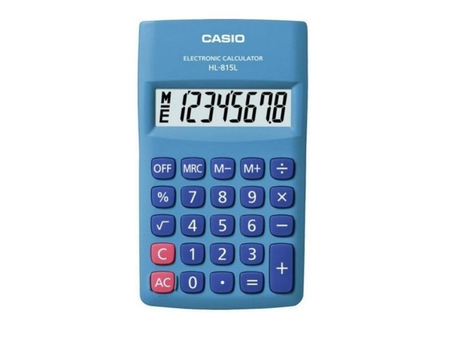 CASIO เครื่องคิดเลข 8 หลัก HL-815L Casio Electronic Calculator HL-815L| ABLETOOLThailand.Com