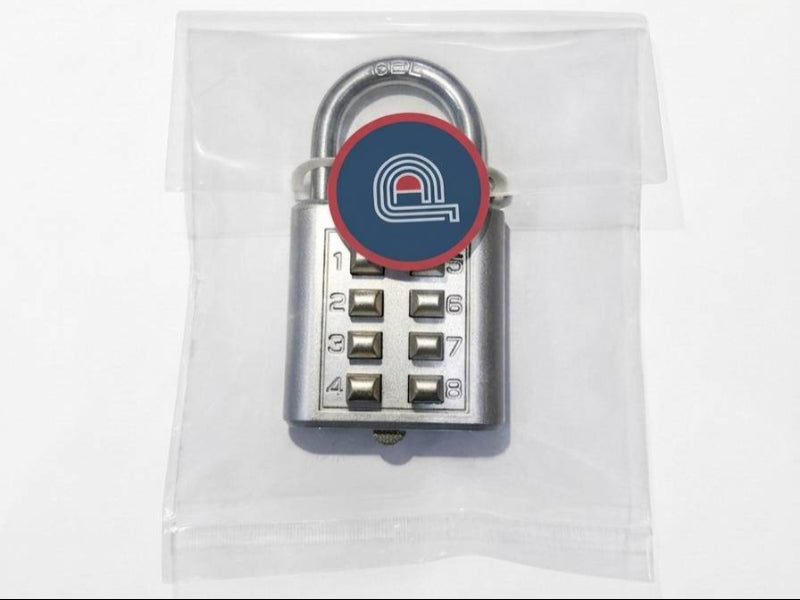 กุญแจตั้งรหัส ขนาด 8 ตัวเลข Combination Padlock | ABLETOOLThailand.Com