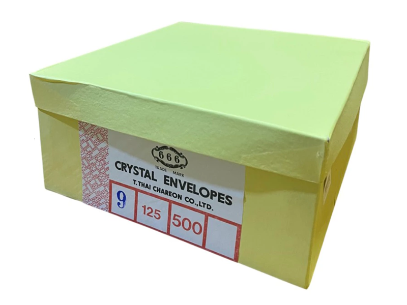 666 ซองขาว ฝาสามเหลี่ยม Crystal Envelopes 666 Trade Mark| ABLETOOLThailand.Com