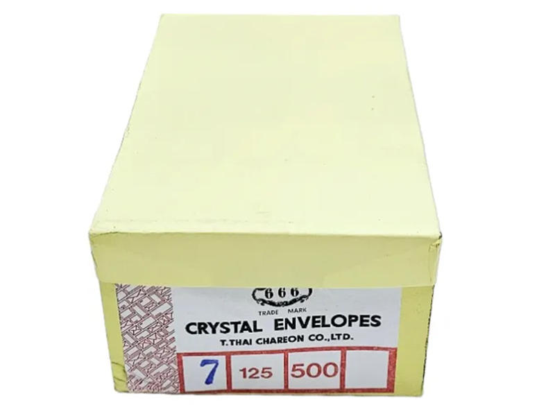 666 ซองขาว ฝาสามเหลี่ยม Crystal Envelopes 666 Trade Mark| ABLETOOLThailand.Com