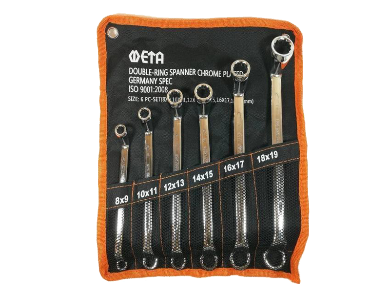 ประแจแหวนคู่(ชุบโครเมี่ยม) แบบชุด META-ABLETOOLThailand.Com - บริษัท เอเบิลทูล จำกัด