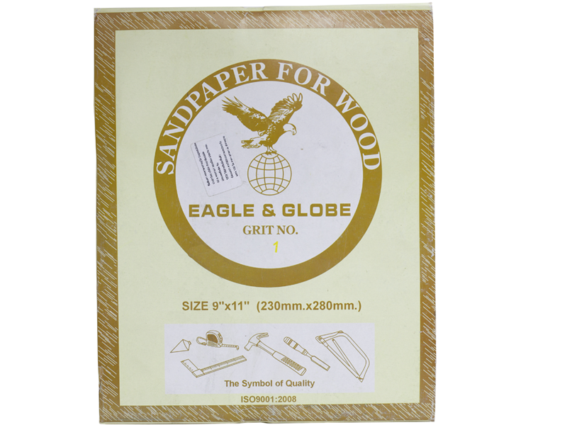 กระดาษทรายถูไม้ตรานกอินทรีย์ EAGLE&GLOBE Sanding paper for wood-ABLETOOLThailand.Com - บริษัท เอเบิลทูล จำกัด
