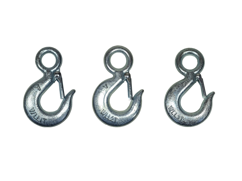 ตะขอเกี่ยวแบบรู มีตัวล็อคนิรภัย Eye sling hook with latch | ABLETOOLThailand.Com