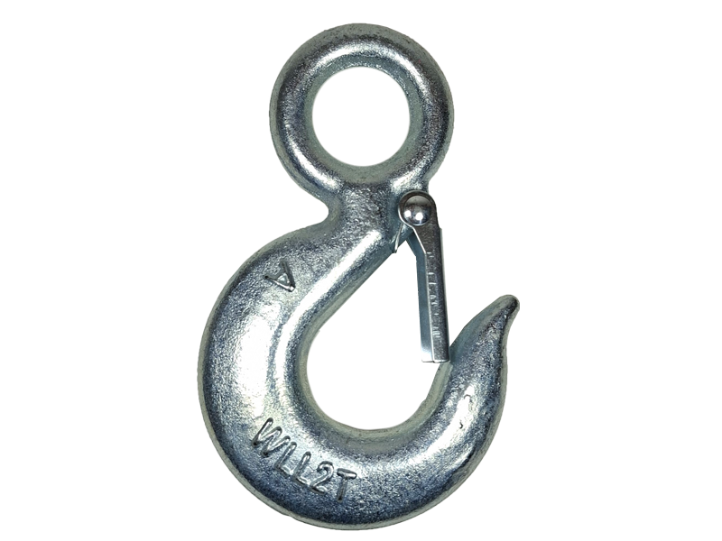ตะขอเกี่ยวแบบรู มีตัวล็อคนิรภัย Eye sling hook with latch | ABLETOOLThailand.Com
