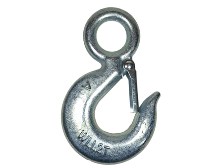 ตะขอเกี่ยวแบบรู มีตัวล็อคนิรภัย Eye sling hook with latch | ABLETOOLThailand.Com