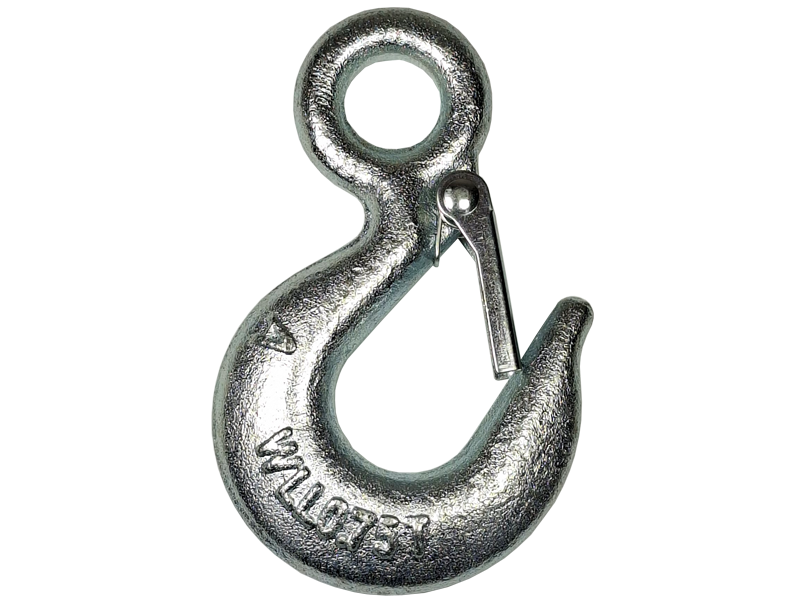 ตะขอเกี่ยวแบบรู มีตัวล็อคนิรภัย Eye sling hook with latch | ABLETOOLThailand.Com