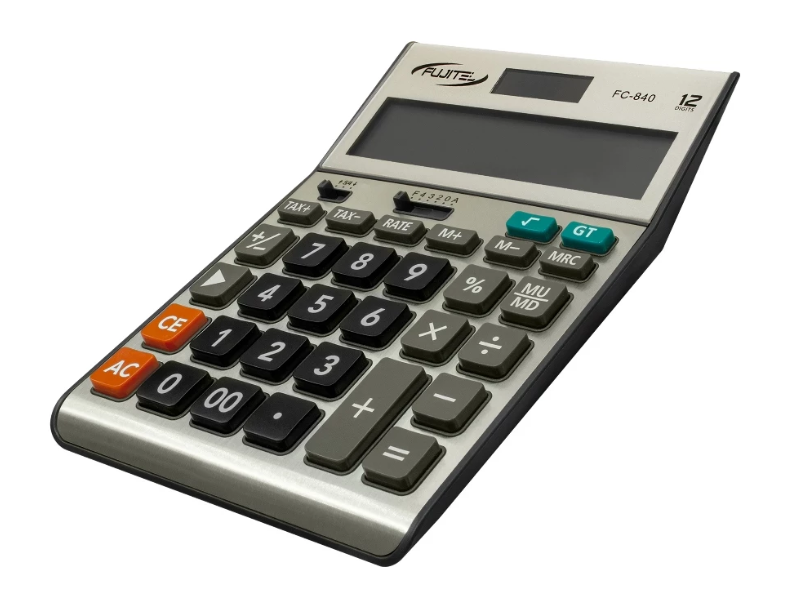 FUJITEL เครื่องคิดเลข 12 หลัก FC-840 FUJITEL Electronic Calculator FC-840| ABLETOOLThailand.Com
