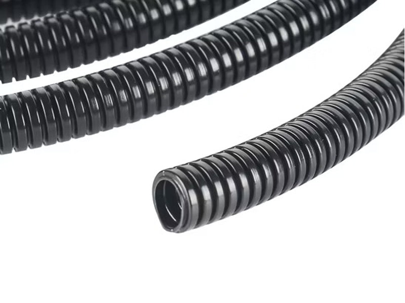 ท่ออ่อน ท่อกระดูกงูร้อยสายไฟ ขนาด 10 mm. Flexible Corrugated Split Conduit | ABLETOOLThailand.Com