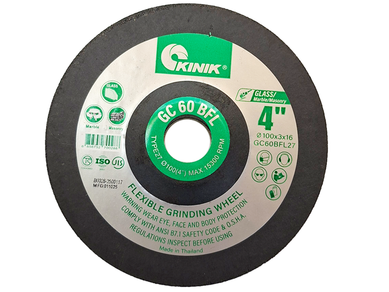 แผ่นเจียร์กระจก Kinik Flexible Grinding Wheel Kinik | ABLETOOLThailand.Com