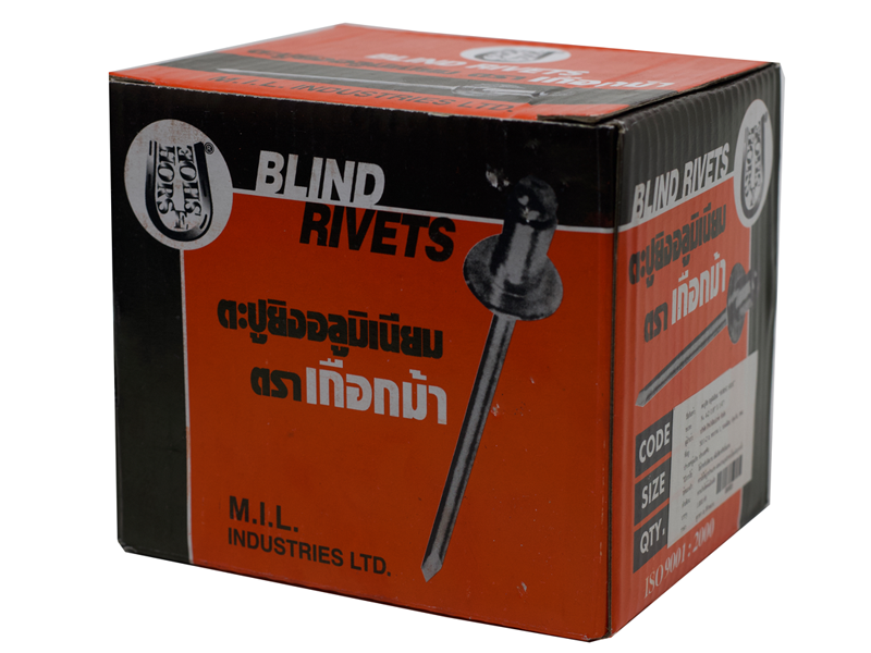ตะปูยิงอลูมิเนียม HORSE SHOE aluminium blind rivet-ABLETOOLThailand.Com - บริษัท เอเบิลทูล จำกัด