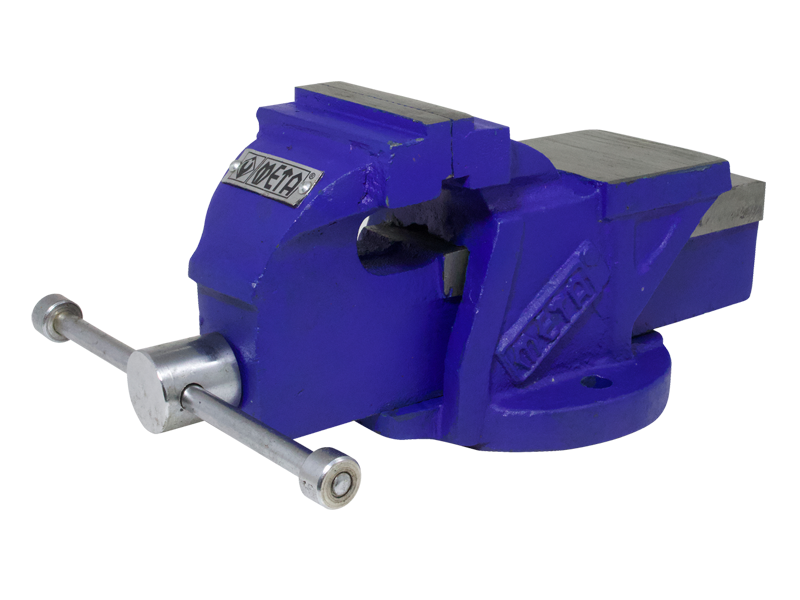 ปากกาจับเหล็ก มีแท่น เหล็กเหนียว META Cast Iron Bench Vise META-ABLETOOLThailand.Com - บริษัท เอเบิลทูล จำกัด