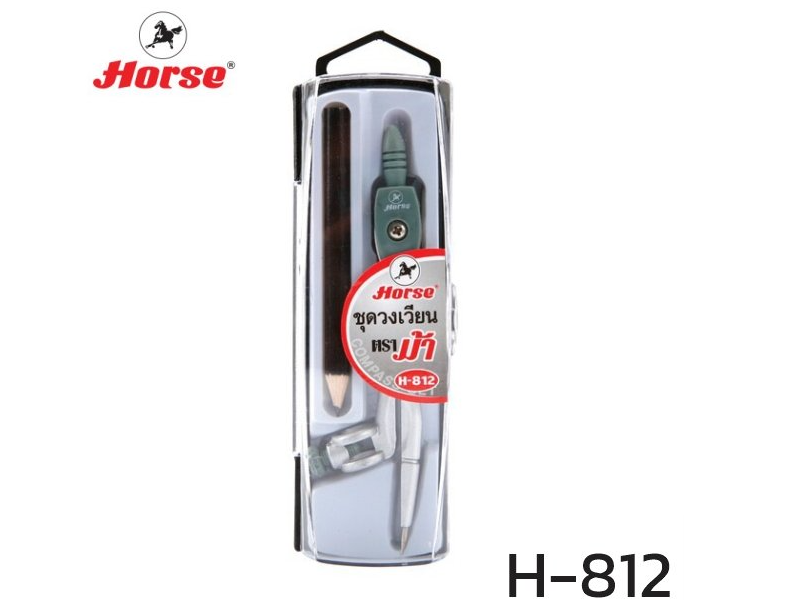 Horse ชุดวงเวียน No.H-812 Horse Compass Set No. H-812| ABLETOOLThailand.Com