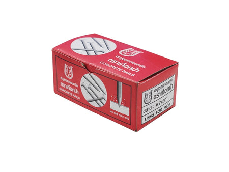 Horseshoe-branded concrete nails (with grooves)