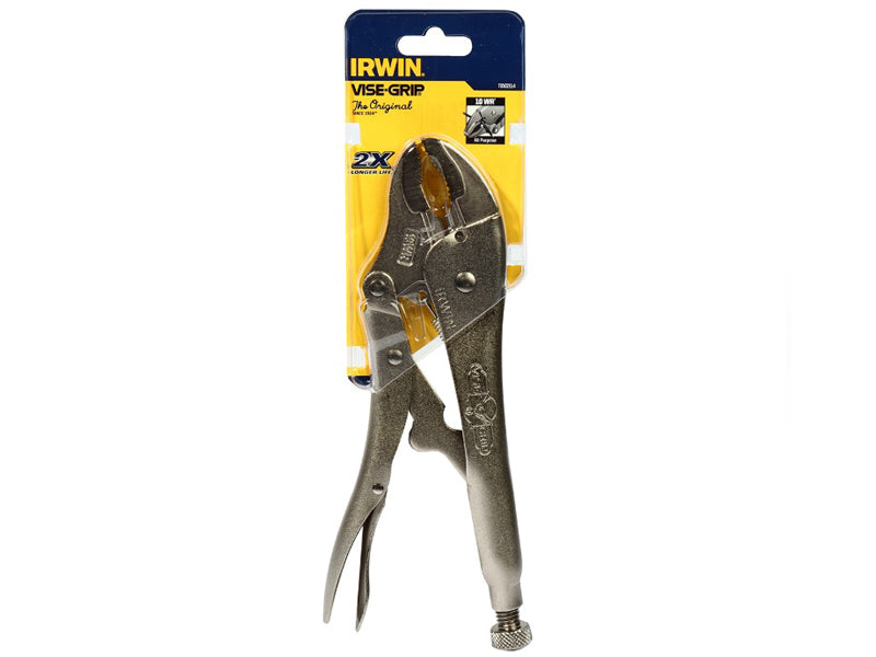 IRWIN/เออร์วิ่น 10WR คีมล็อคปากโค้ง(ตัดลวด) ขนาด 10 นิ้ว - VISE-GRIP | ABLETOOLThailand.Com