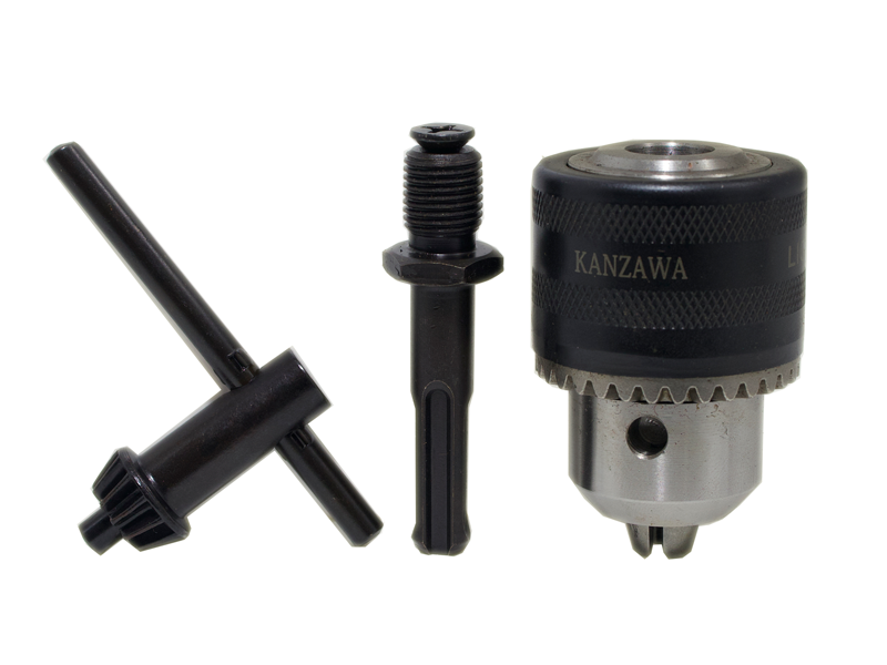 หัวสว่าน KANZAWA(มีตัวต่อโรตารี่) KANZAWA drill chuck with sds adaptor 1/2"-ABLETOOLThailand.Com - บริษัท เอเบิลทูล จำกัด