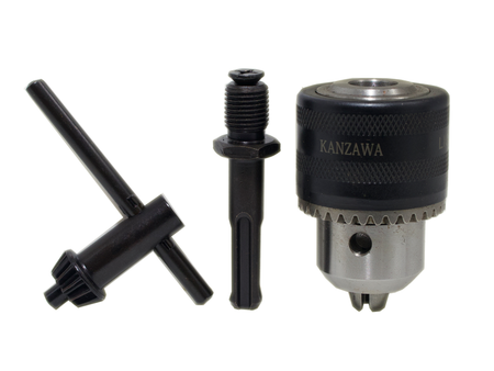 หัวสว่าน KANZAWA(มีตัวต่อโรตารี่) KANZAWA drill chuck with sds adaptor 1/2"-ABLETOOLThailand.Com - บริษัท เอเบิลทูล จำกัด