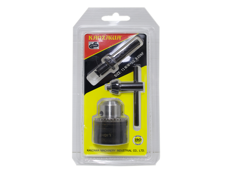 หัวสว่าน KANZAWA(มีตัวต่อโรตารี่) KANZAWA drill chuck with sds adaptor 1/2"-ABLETOOLThailand.Com - บริษัท เอเบิลทูล จำกัด