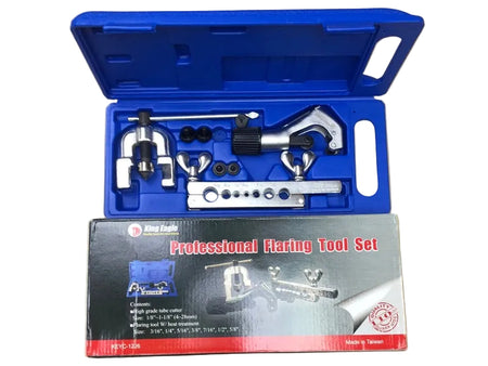 ชุดบานแป๊ปท่อ 2 ชั้น King Eagle พร้อมคัตเตอร์ตัด # KEYC-1226 KEYC-1226 Flaring Tool with Tube Cutter-ABLETOOLThailand.Com - บริษัท เอเบิลทูล จำกัด