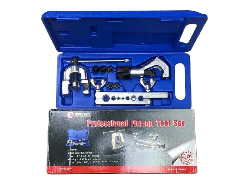 ชุดบานแป๊ปท่อ 2 ชั้น King Eagle พร้อมคัตเตอร์ตัด # KEYC-1226 KEYC-1226 Flaring Tool with Tube Cutter-ABLETOOLThailand.Com - บริษัท เอเบิลทูล จำกัด