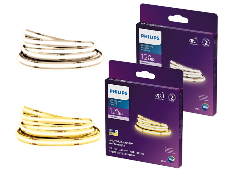 ไฟเส้น LED Philips COB 5 เมตร LS161 12W 24V LED light Strip Fita LED Cinta LED  Philips | ABLETOOLThailand.Com