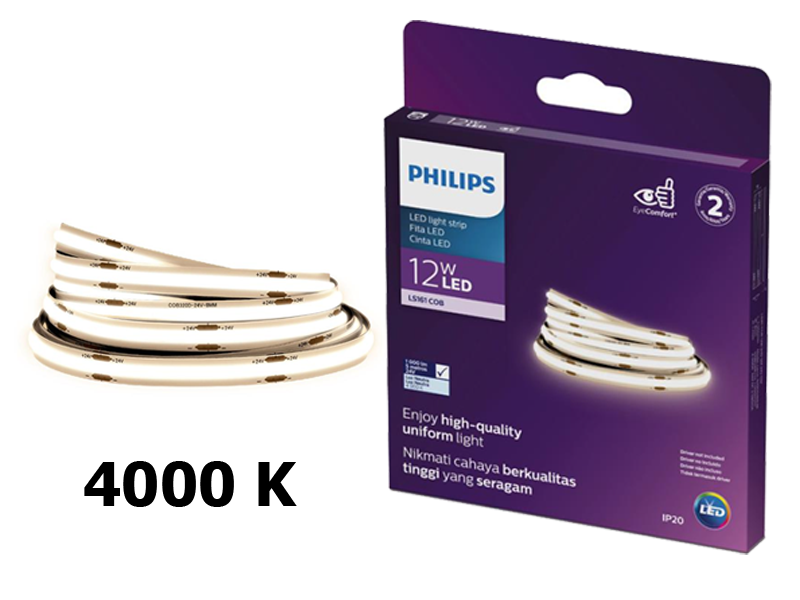 ไฟเส้น LED Philips COB 5 เมตร LS161 12W 24V LED light Strip Fita LED Cinta LED  Philips | ABLETOOLThailand.Com