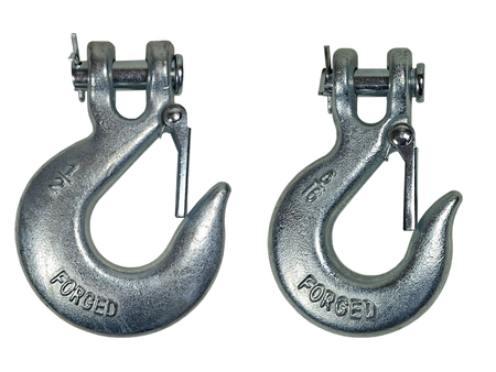 ตะขอเกี่ยวแบบแกนสลัก มีตัวล็อคนิรภัย Lifting Clevis Sling Hook with Latch | ABLETOOLThailand.Com