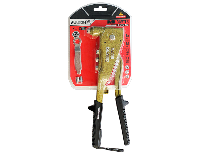 คีมย้ำตะปู MACOH (2002) MACOH hand riveter No.2002 10"-ABLETOOLThailand.Com - บริษัท เอเบิลทูล จำกัด