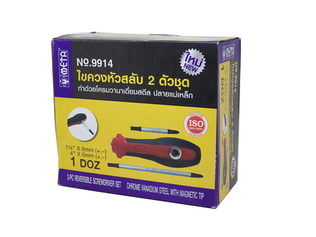 META 2-way go-thru screwdriver No.9914