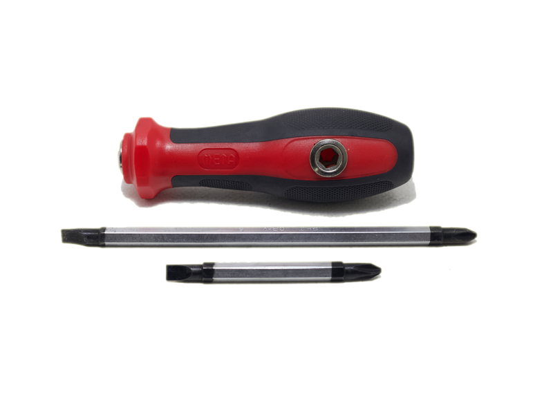META 2-way go-thru screwdriver No.9914