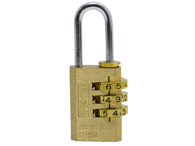 กุญแจ ท.ล.รุ่นตั้งรหัส No.261-BC META META Combination Padlock 20 mm.-ABLETOOLThailand.Com - บริษัท เอเบิลทูล จำกัด