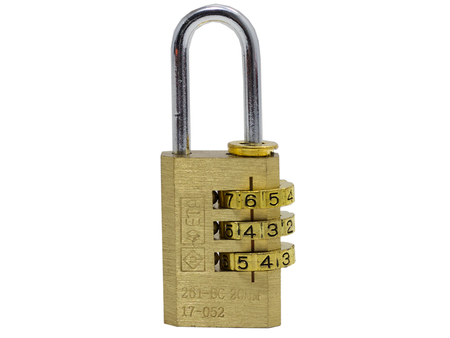 กุญแจ ท.ล.รุ่นตั้งรหัส No.261-BC META META Combination Padlock 20 mm.-ABLETOOLThailand.Com - บริษัท เอเบิลทูล จำกัด