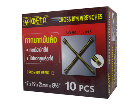 กากบาทขันล้อ (ถอดล้อแม็กซ์ได้) META META Cross Rim Wrench-ABLETOOLThailand.Com - บริษัท เอเบิลทูล จำกัด