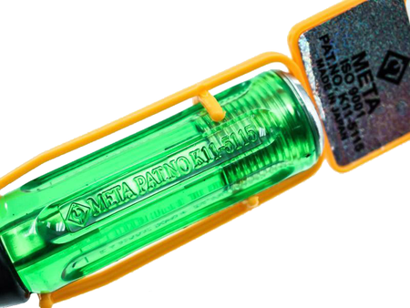 ไขควงทะลุด้ามเขียว META ชุบสติม META Go-thru Screwdriver with green handle-ABLETOOLThailand.Com - บริษัท เอเบิลทูล จำกัด