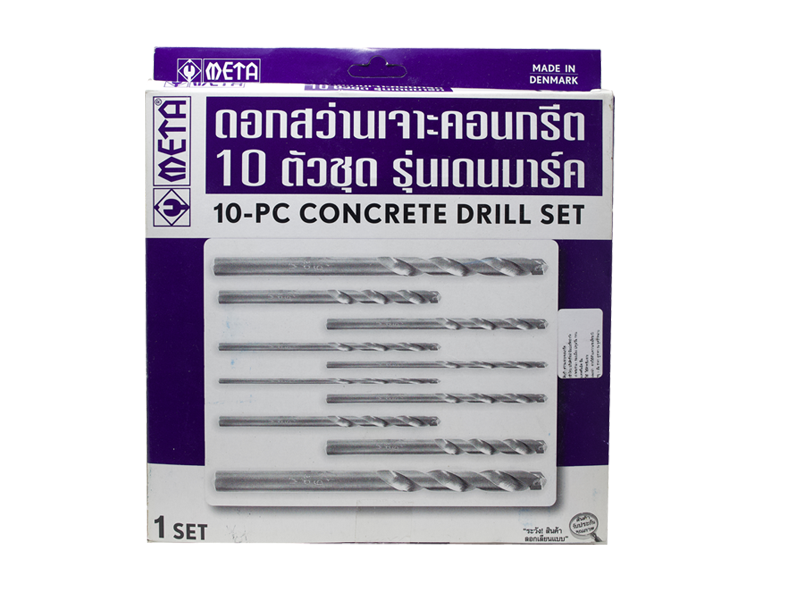 ดอกสว่านเจาะคอนกรีต META Masonry Drill Bit-ABLETOOLThailand.Com - บริษัท เอเบิลทูล จำกัด