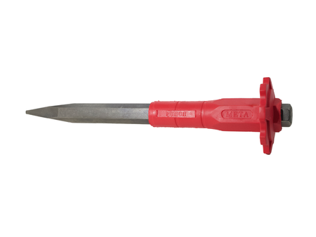 เหล็กสกัด (ปากแหลม) หุ้มยาง META META chisel with rubber 12"-ABLETOOLThailand.Com - บริษัท เอเบิลทูล จำกัด
