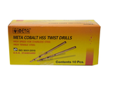 ดอกสว่านเจาะเหล็ก META (สีชา) META cobalt HSS twist drill-ABLETOOLThailand.Com - บริษัท เอเบิลทูล จำกัด