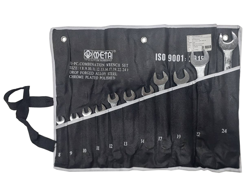 ประแจปากตาย/ข้างแหวน ตช. META META combination wrench set-ABLETOOLThailand.Com - บริษัท เอเบิลทูล จำกัด
