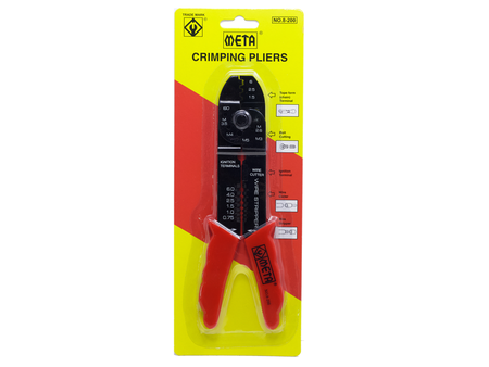 คีมย้ำหางปลา META META crimping pliers 8"-ABLETOOLThailand.Com - บริษัท เอเบิลทูล จำกัด