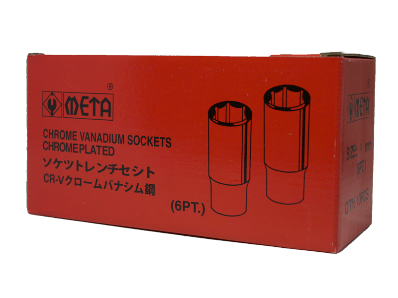 ลูกบล็อคเยอรมันแบบยาว (6P) ขนาด 1/2" META META deep socket-ABLETOOLThailand.Com - บริษัท เอเบิลทูล จำกัด