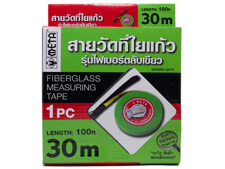 สายวัดใยแก้วรุ่นไฟเบอร์ META META fiberglass measuring tape-ABLETOOLThailand.Com - บริษัท เอเบิลทูล จำกัด