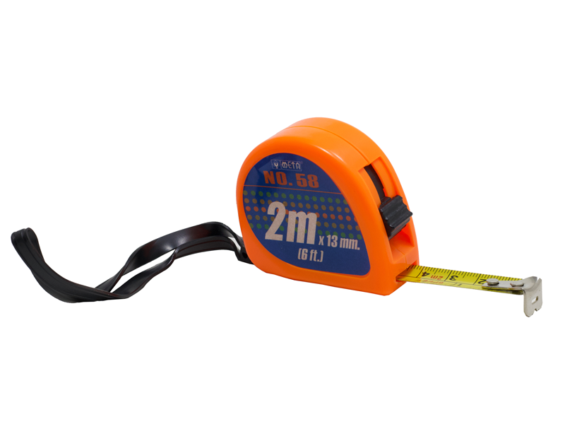 ตลับเมตร NO.58 META META measuring tape No.58 2 m.-ABLETOOLThailand.Com - บริษัท เอเบิลทูล จำกัด