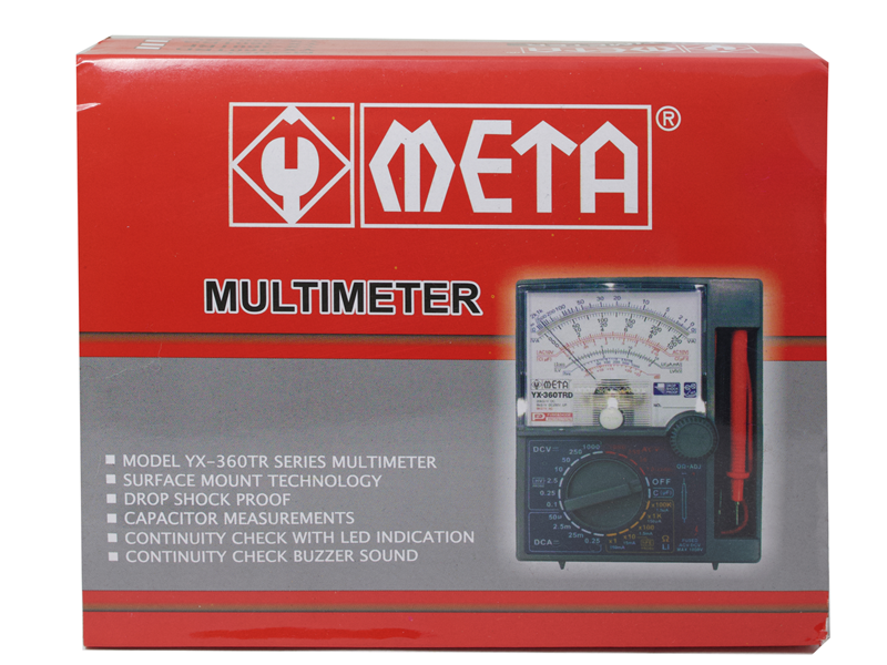 โอห์มมิเตอร์วัดไฟ META YX 360-TRD META multi-meter YX 360-TRD-ABLETOOLThailand.Com - บริษัท เอเบิลทูล จำกัด
